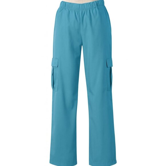 Women’s Blue Scrub Style Pants – Size S, Stylish & Comfortable - Picture 3 of 5
